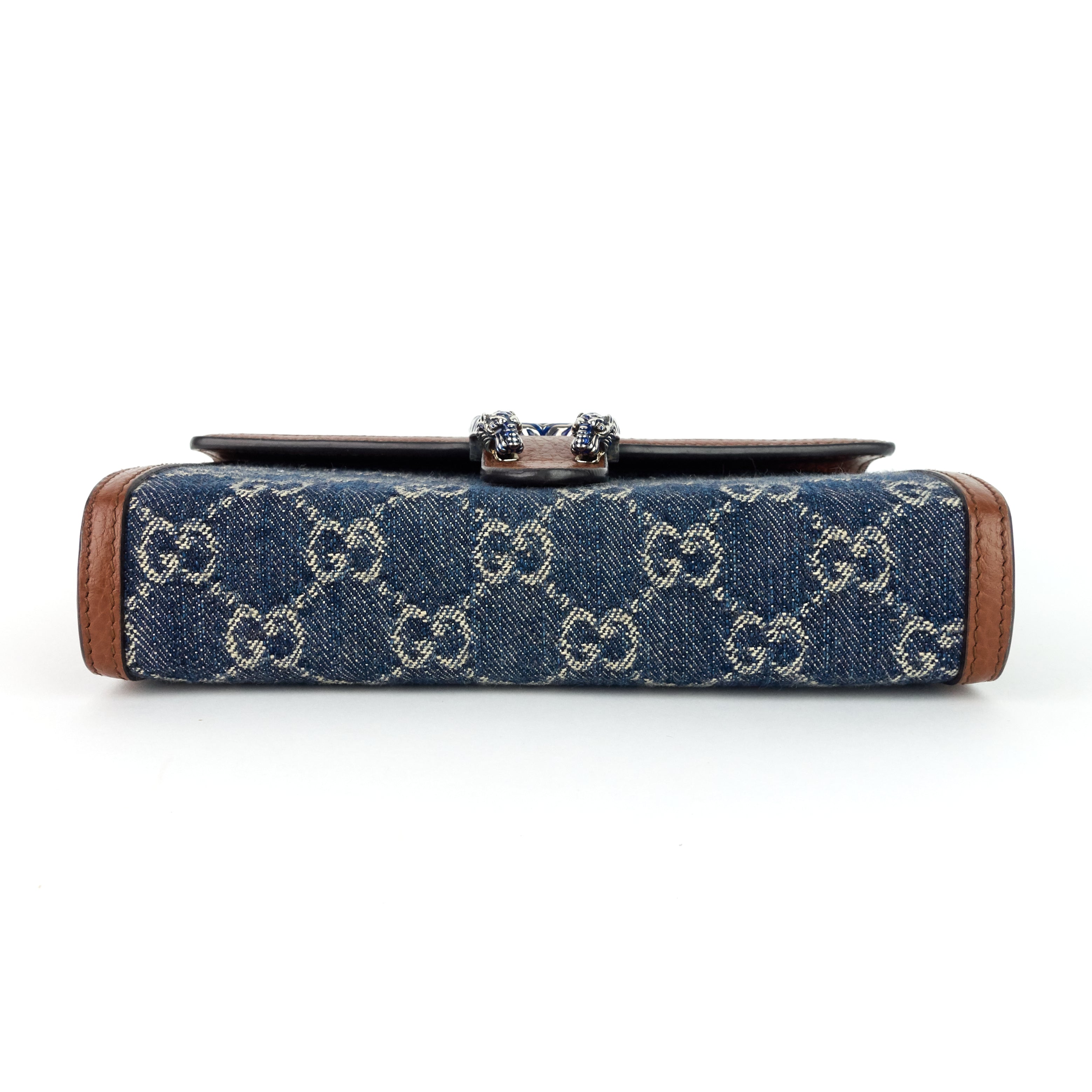 Gucci Dionysus GG Denim Mini Bag