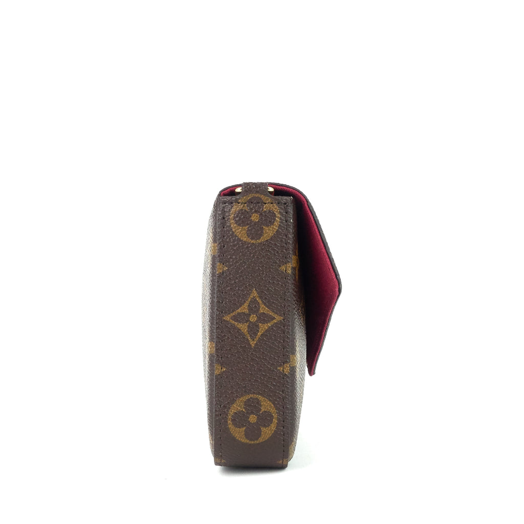 Louis Vuitto FÃ©licie Pochette Monogram Canvas Bag