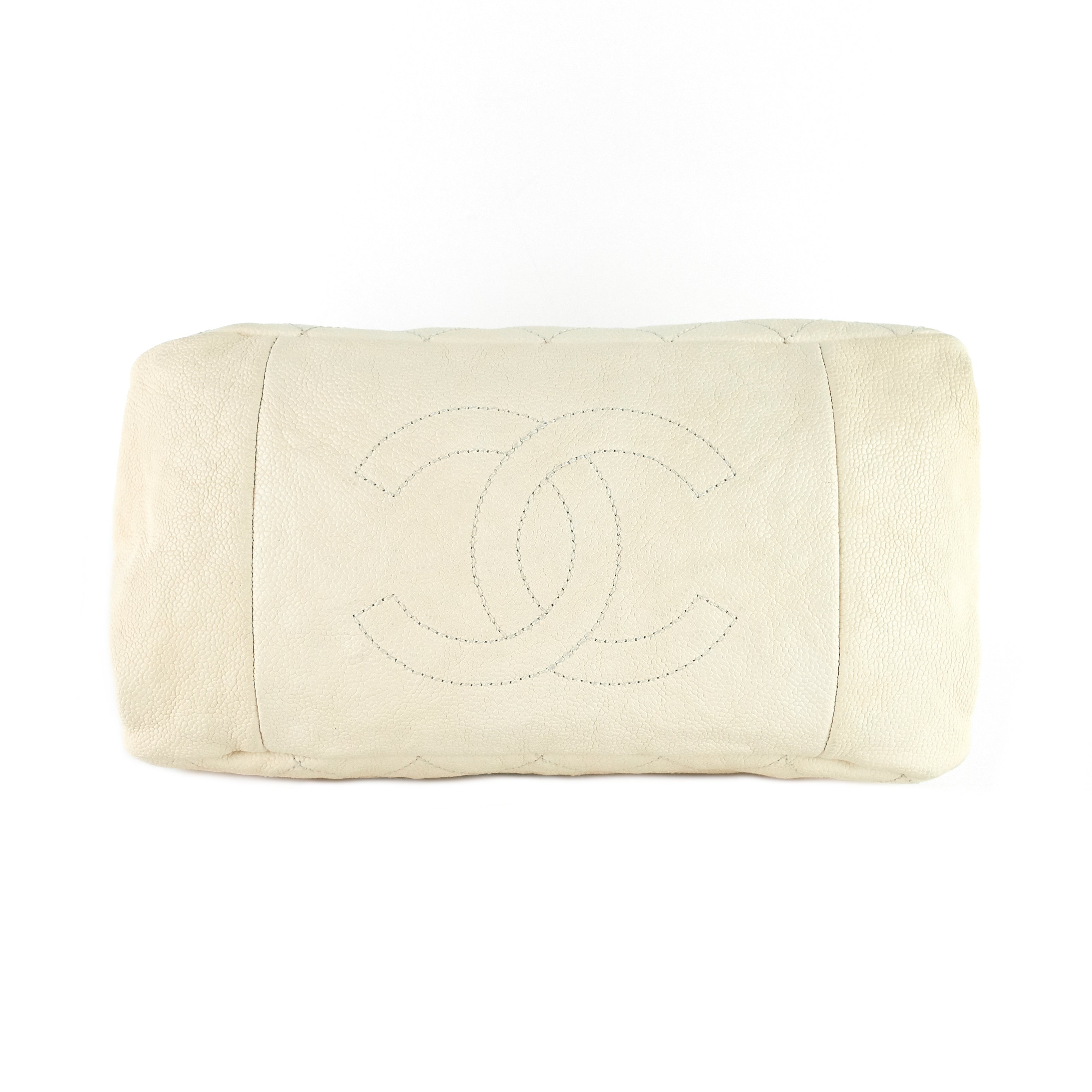 Chanel Chic Small MatelassÃ© Caviar Leather Tote Bag