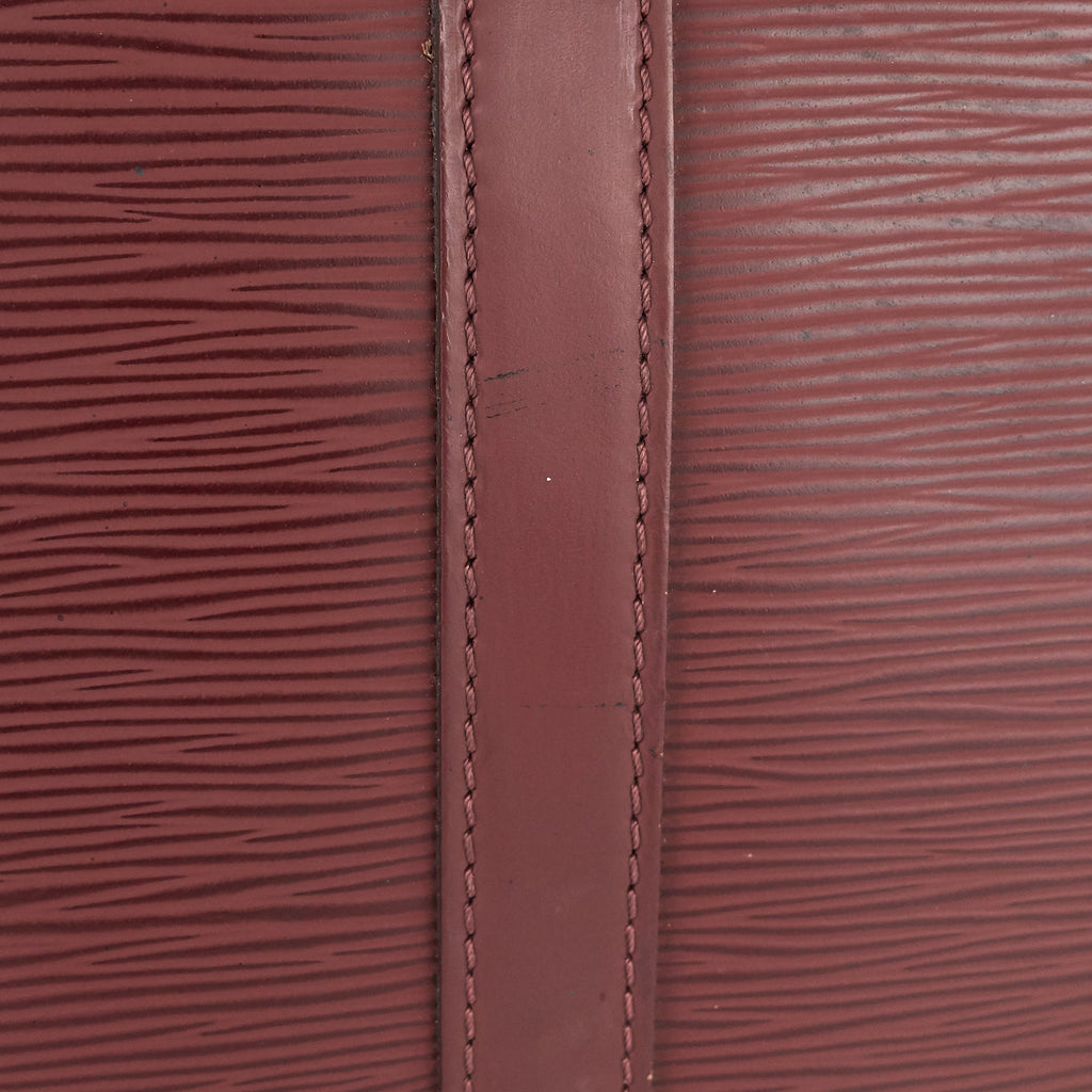 Louis Vuitto Porte-Documents Voyage Burgundy Epi Leather Briefcase Bag
