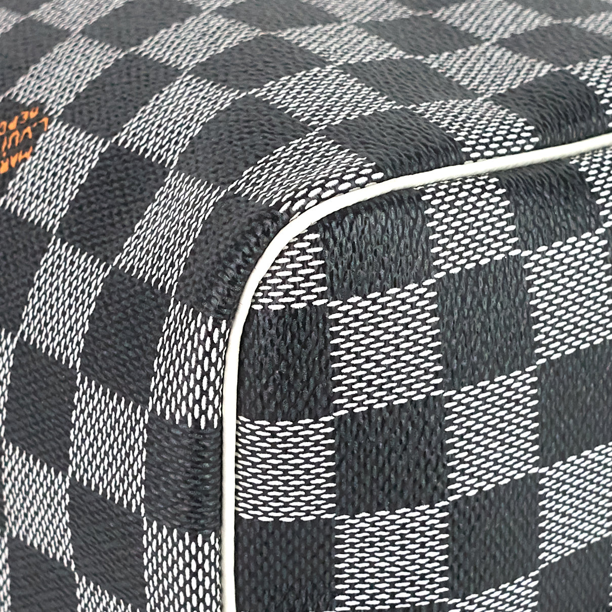 Louis Vuitto Speedy 30 BandouliÃ¨re Black White Damier Canvas Bag