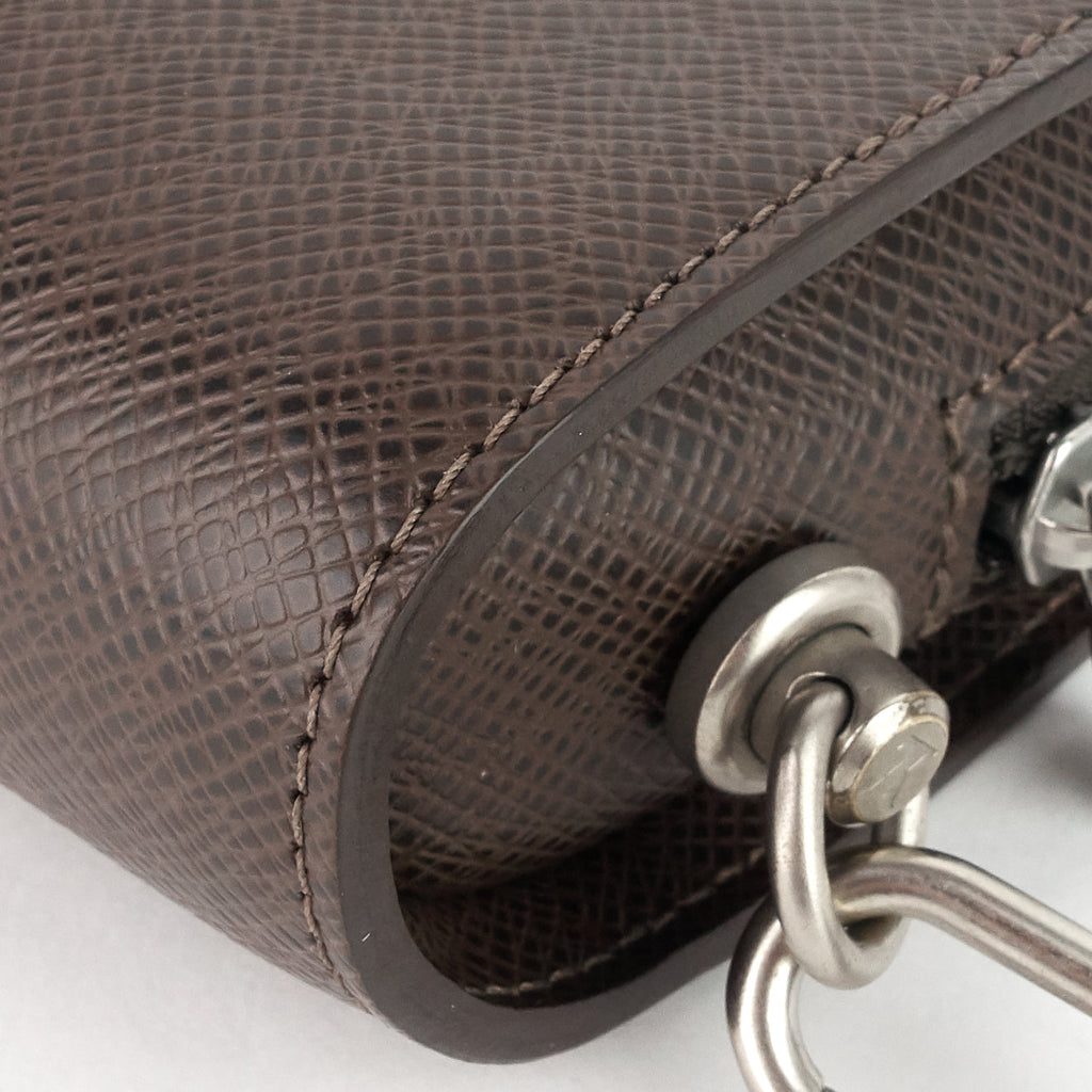 Louis Vuitto Pochette Baikal Grizzli Taiga Leather Bag