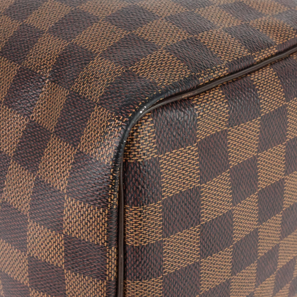 Louis Vuitto Speedy 35 Damier Ebene Canvas Bag