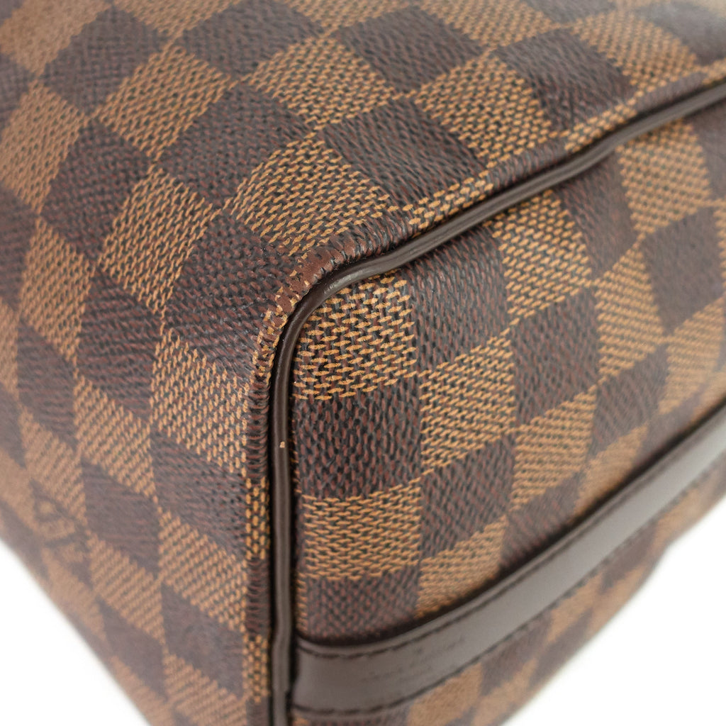 Louis Vuitto Speedy BandouliÃ¨re 25 Damier Ebene Canvas Bag