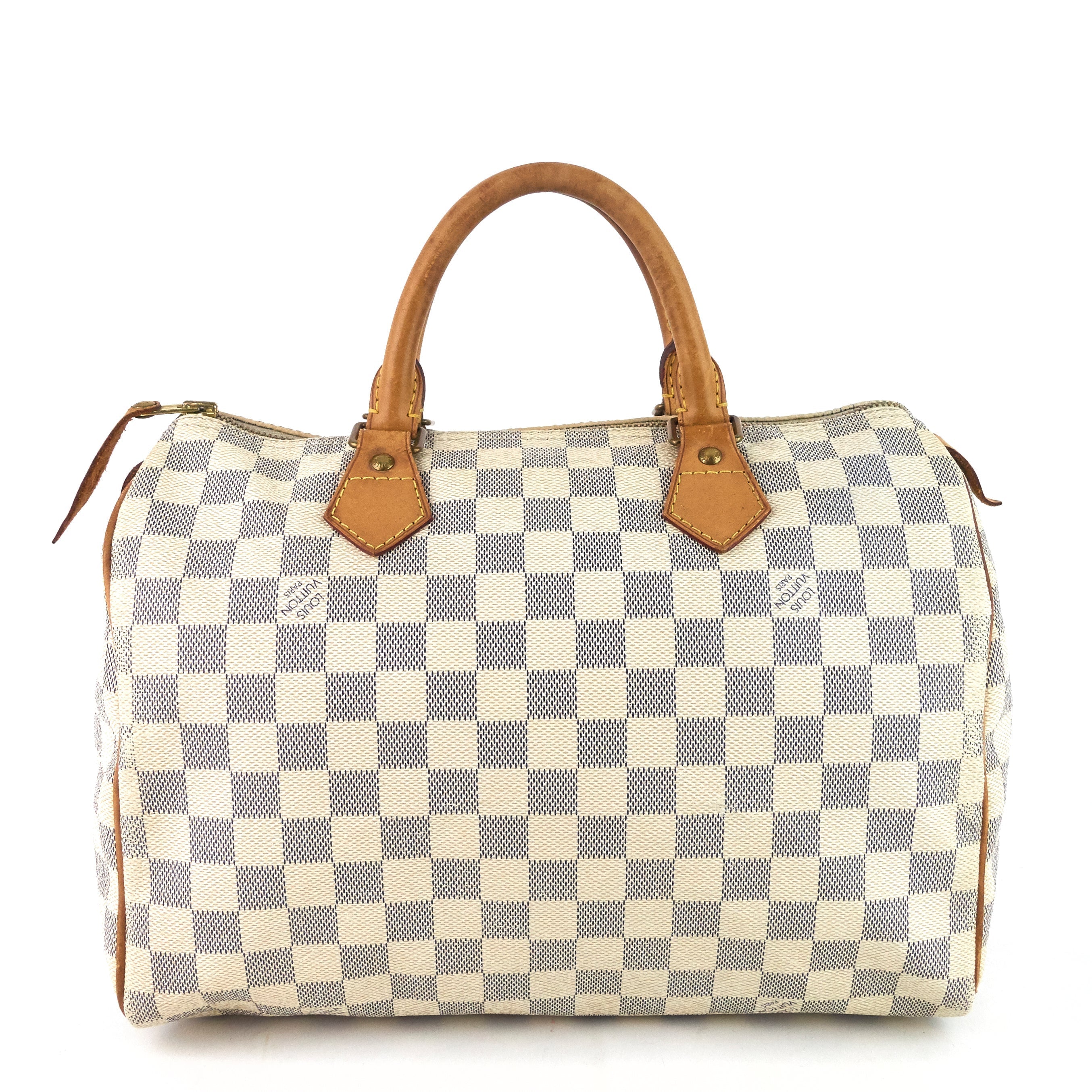 Louis Vuitto Speedy 30 Damier Azur Canvas Bag