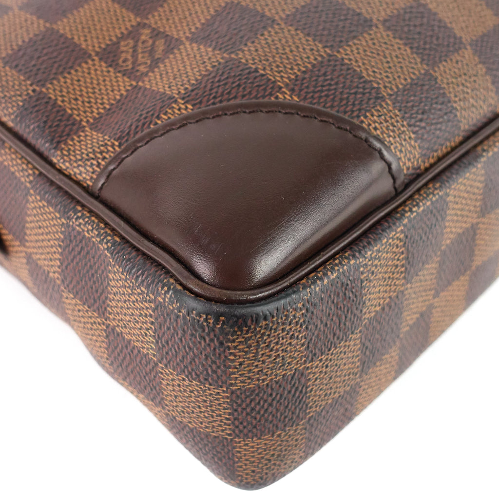 Louis Vuitto Porte-Documents Voyage GM Damier Ebene Canvas Briefcase Bag