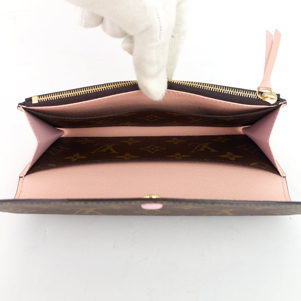 Louis Vuitto Emilie Monogram Canvas Wallet