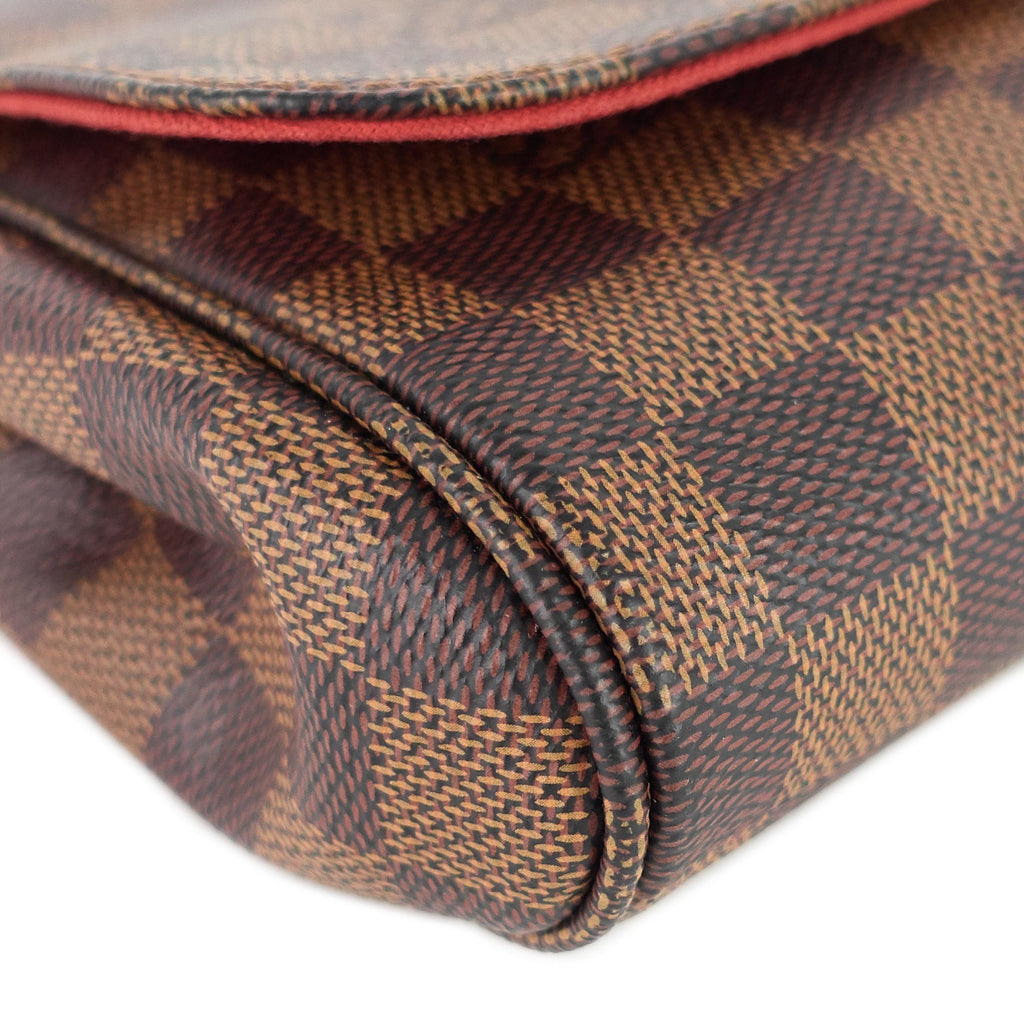 Louis Vuitto Favorite MM Damier Ebene Canvas Bag