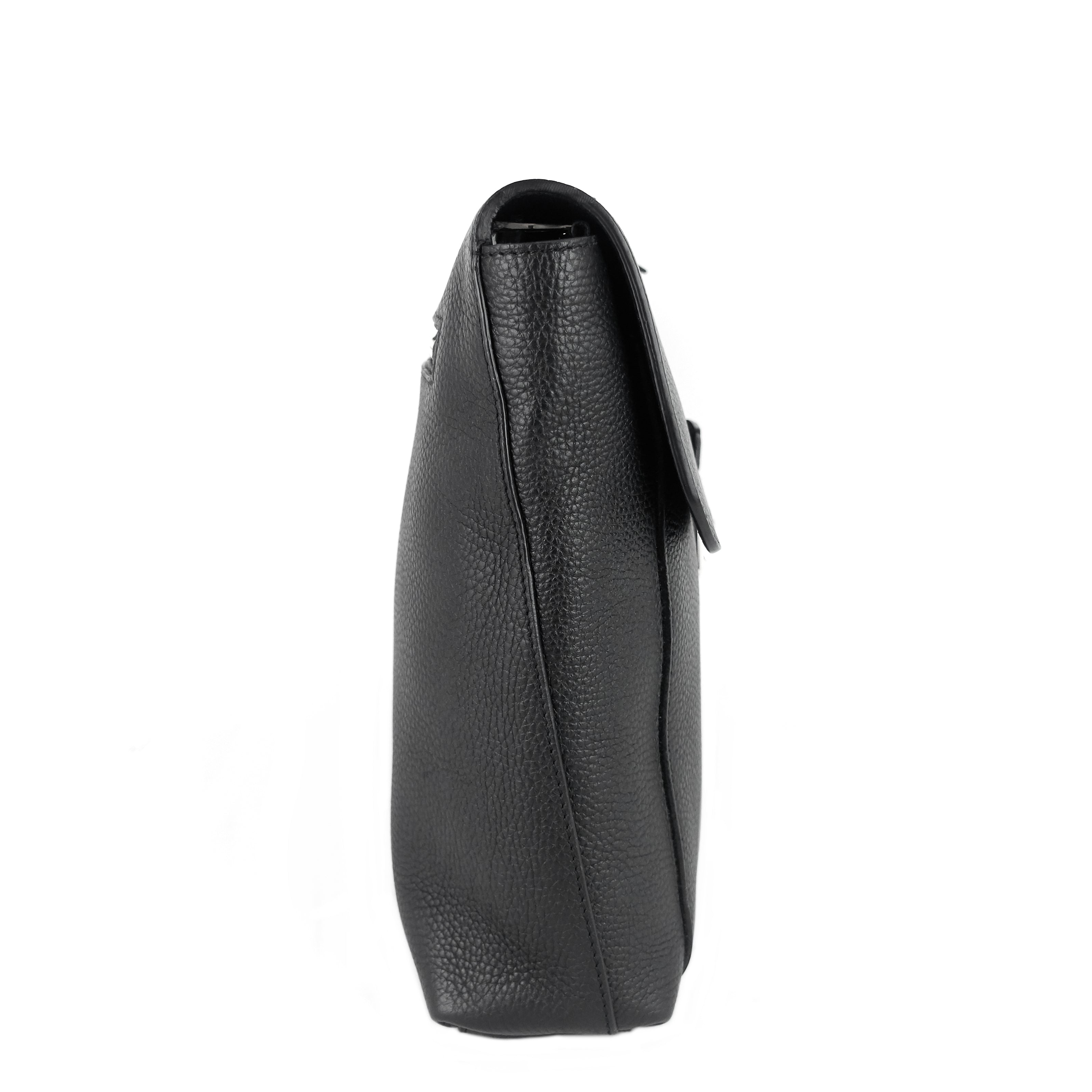 Louis Vuitto Serviette Dorian Taurillon Leather Briefcase Bag