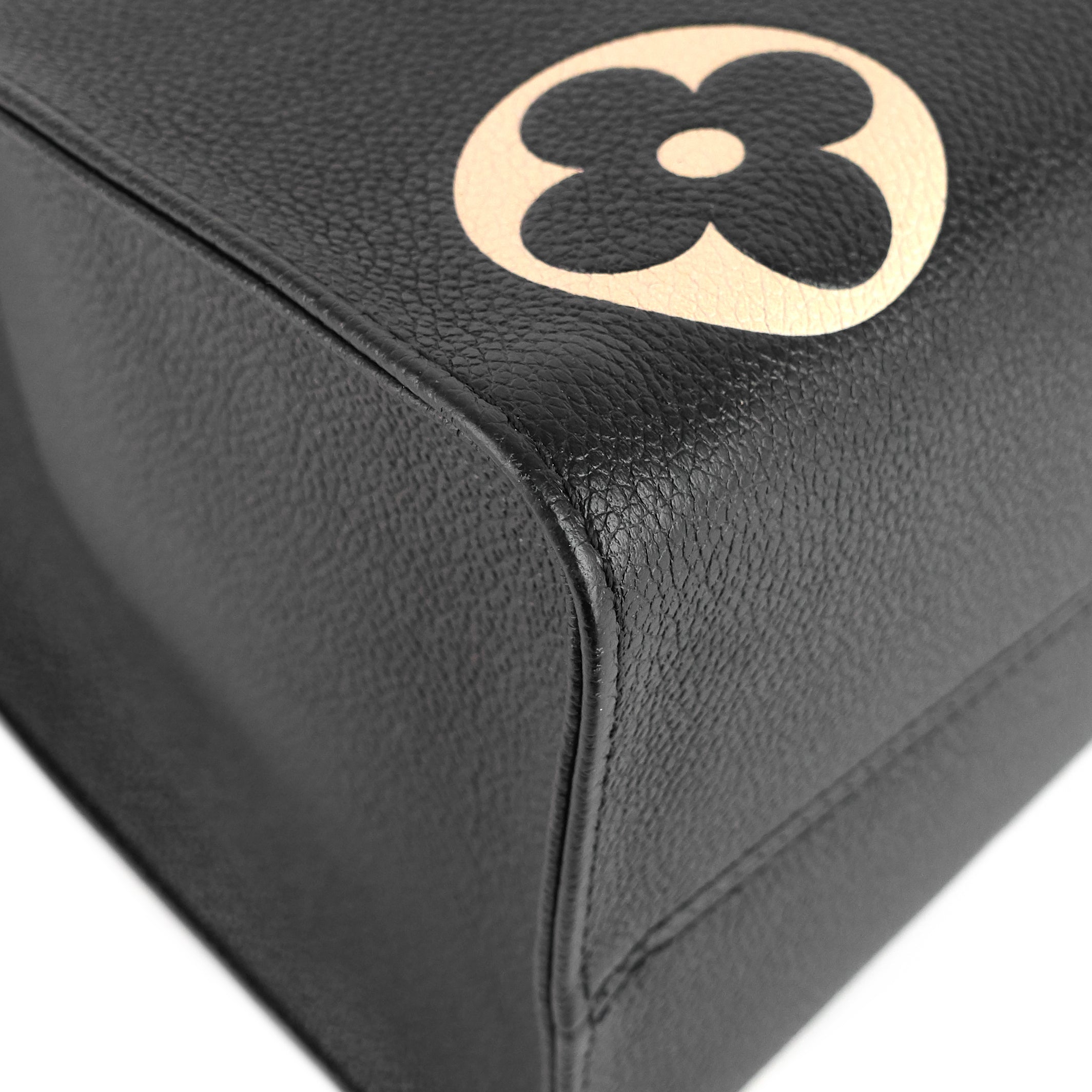 Louis Vuitto OnTheGo MM Bicolour Monogram Empreinte Leather Bag