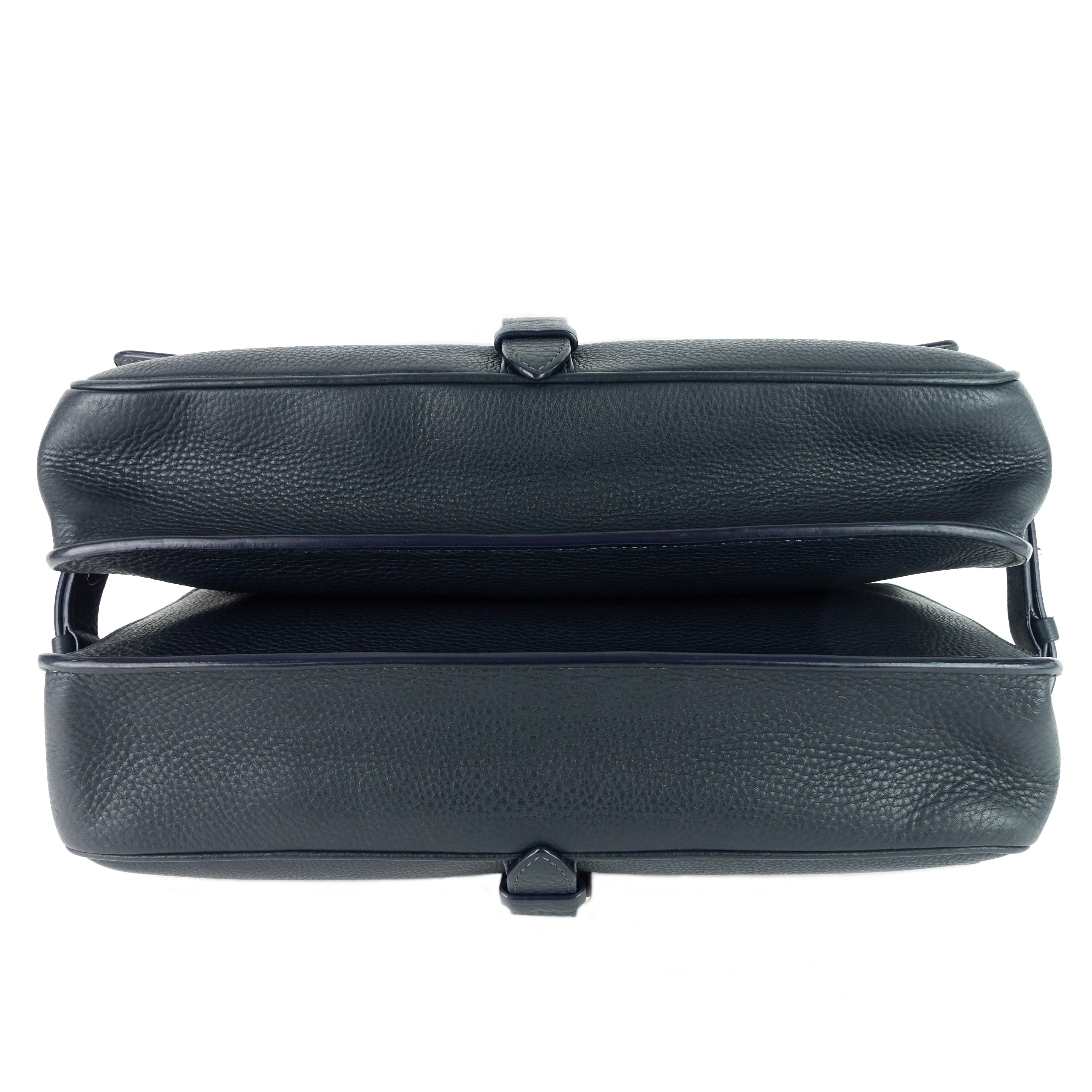 Louis Vuitto Stelios Naxos Leather Messenger Bag