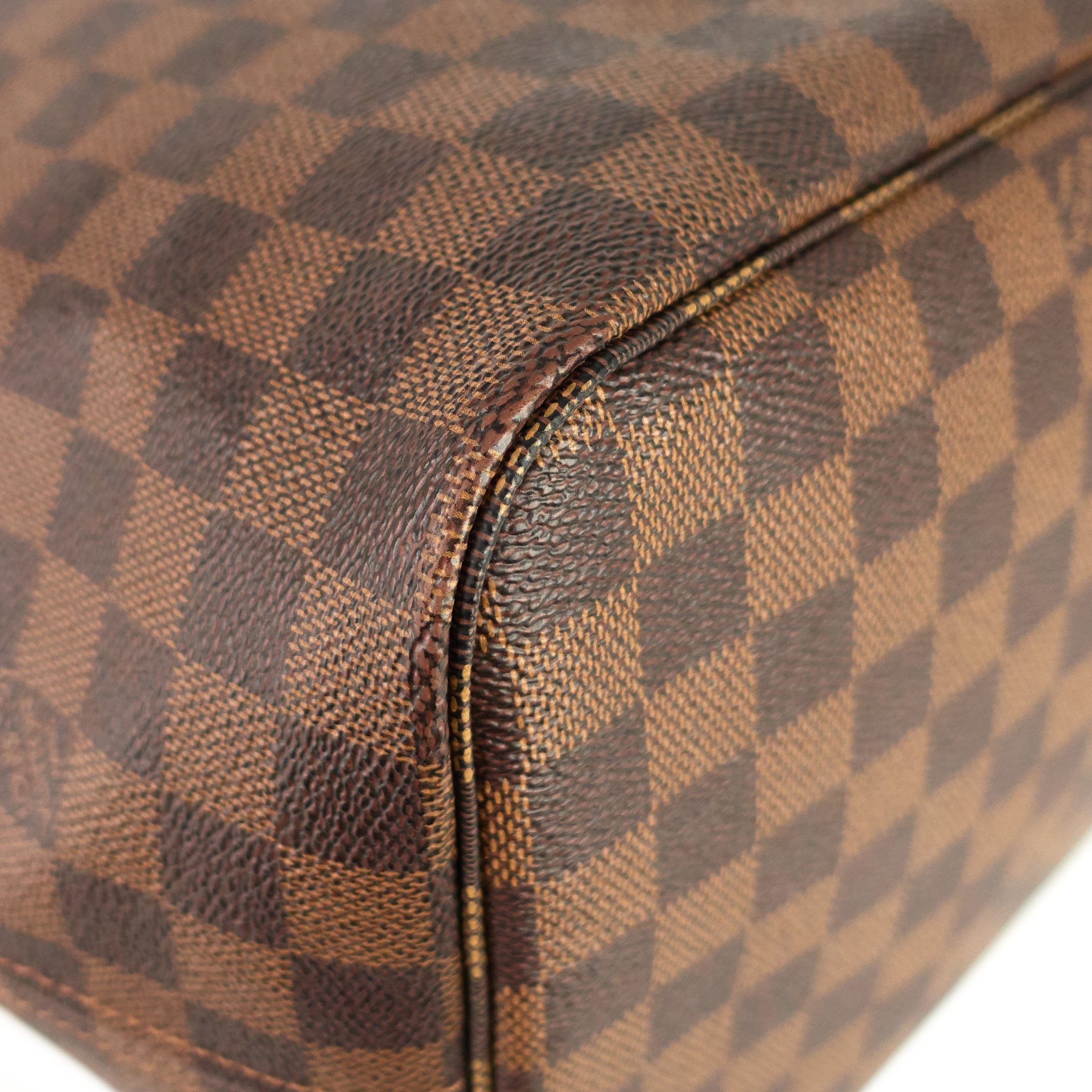 Louis Vuitto Neverfull GM Damier Ebene Canvas Tote Bag