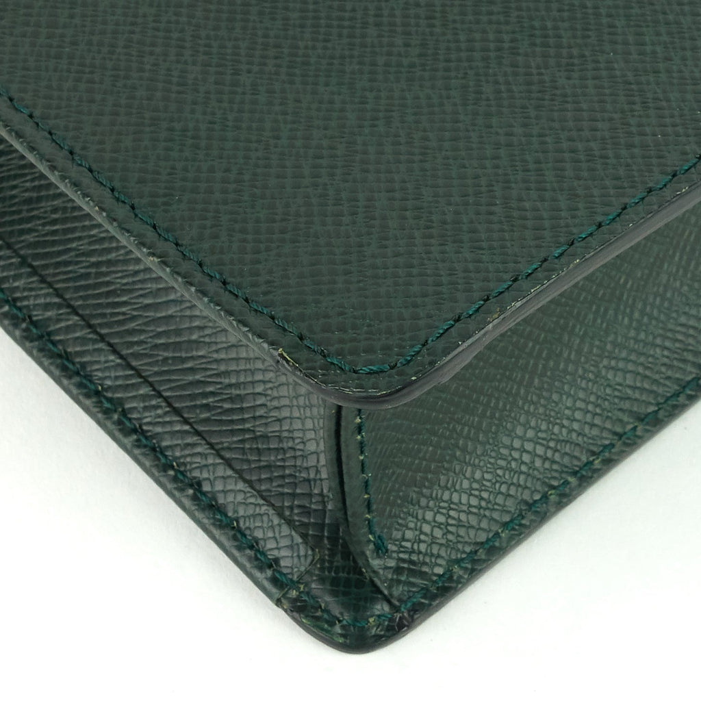Louis Vuitto Serviette Kourad Taiga Leather Briefcase Bag