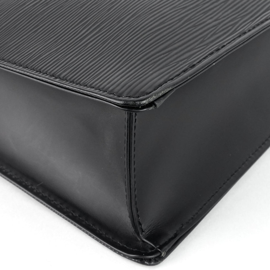 Louis Vuitto Sac Plat GM Black Epi Leather Bag