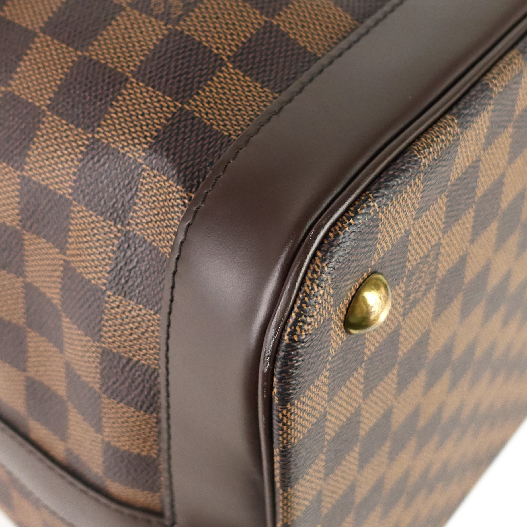 Louis Vuitto Grimaud Damier Ebene Canvas Weekender Bag