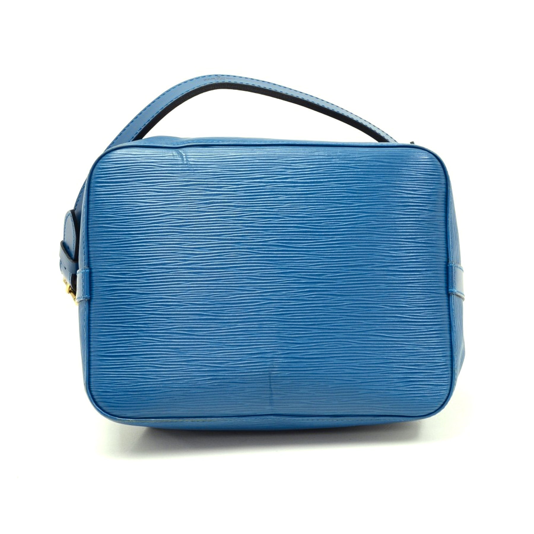 Louis Vuitto Petit Noe Blue Epi Leather Bag