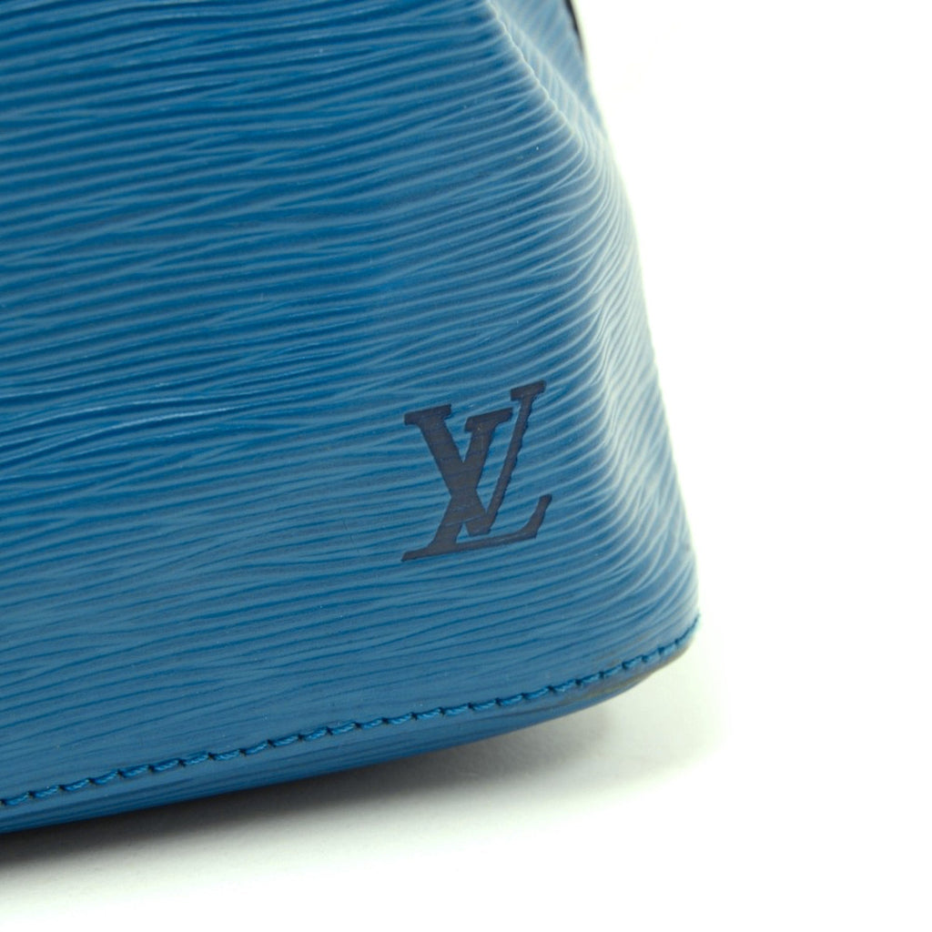 Louis Vuitto Petit Noe Blue Epi Leather Bag