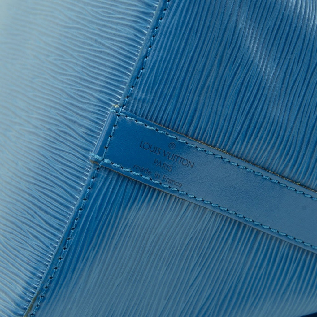 Louis Vuitto Petit Noe Blue Epi Leather Bag