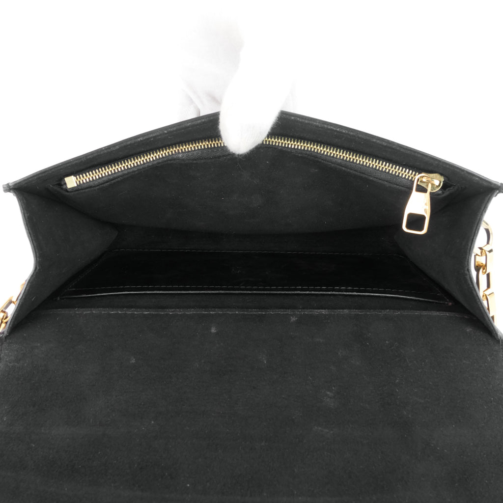 Louis Vuitto Louise GM Chain Calfskin Leather Bag