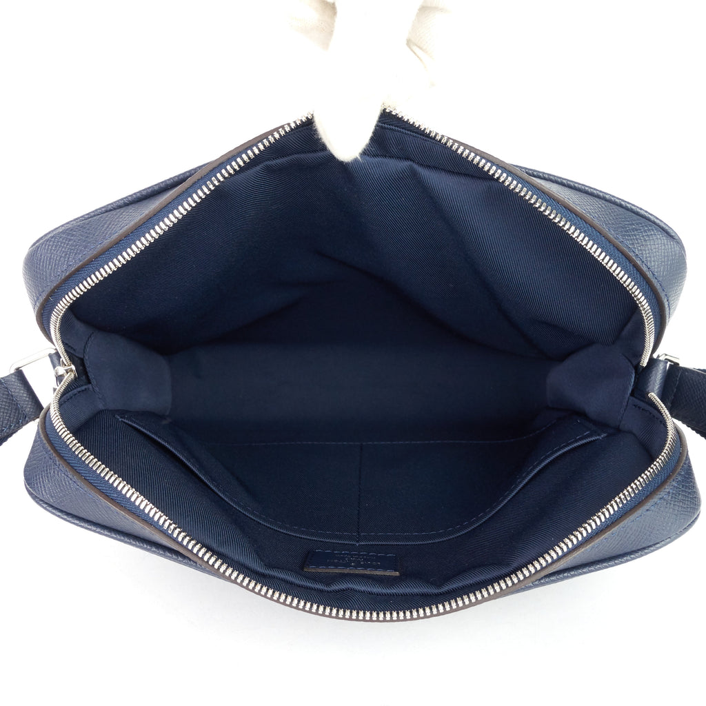 Louis Vuitto Alex PM Taiga Leather Messenger Bag