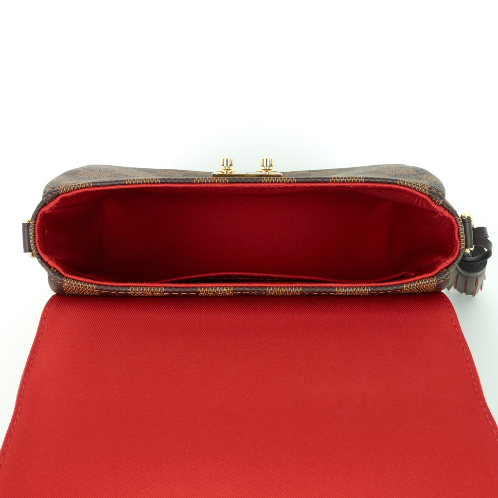 Louis Vuitto Croisette Damier Ebene Canvas Bag