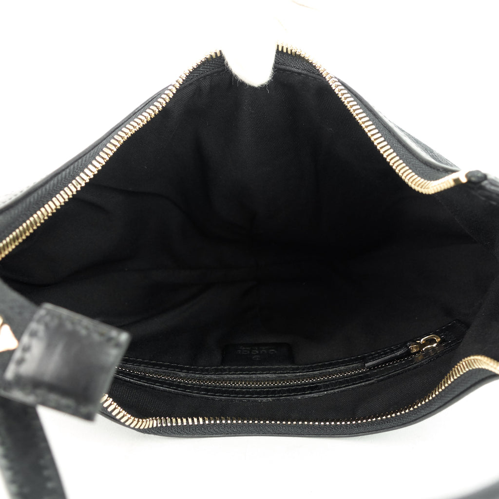 Gucci Web Reins GG Canvas Hobo Bag