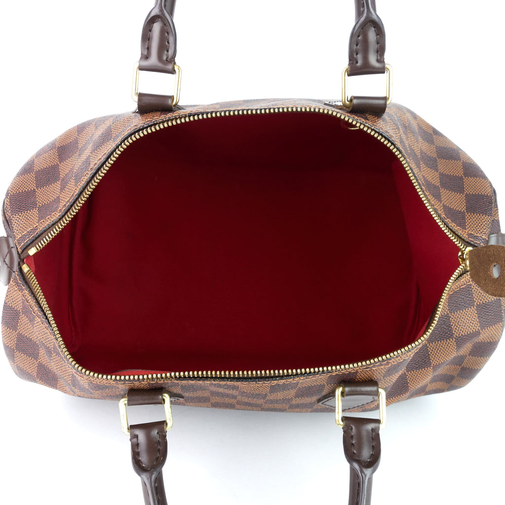 Louis Vuitto Speedy 35 Damier Ebene Canvas Bag