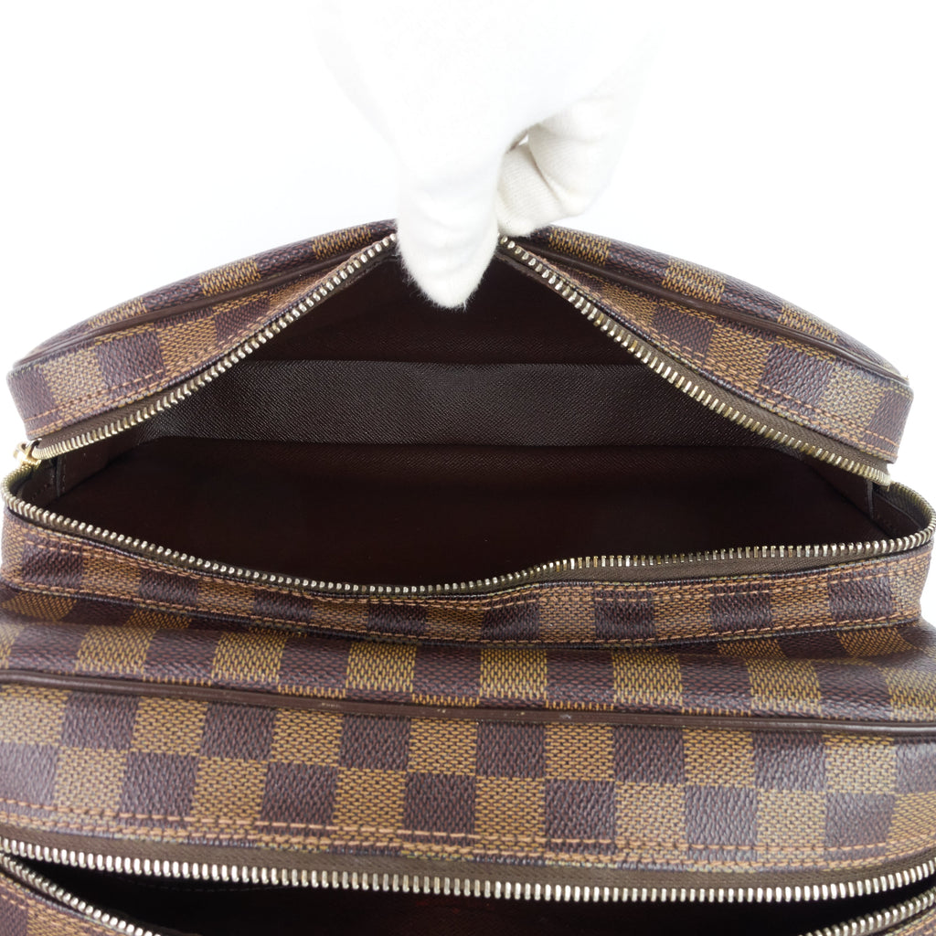 Louis Vuitto Nil 28 Damier Ebene Canvas Messenger Bag