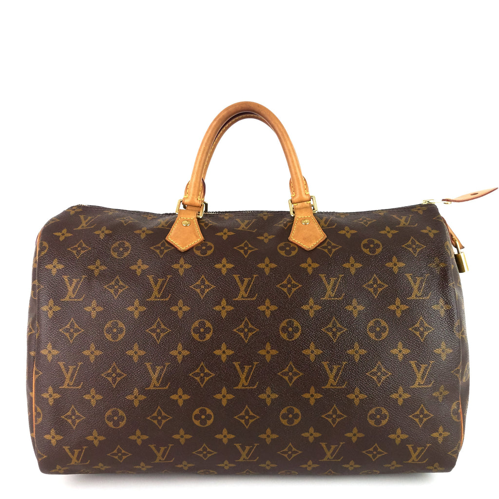 Louis Vuitto Speedy 40 Monogram Canvas Bag