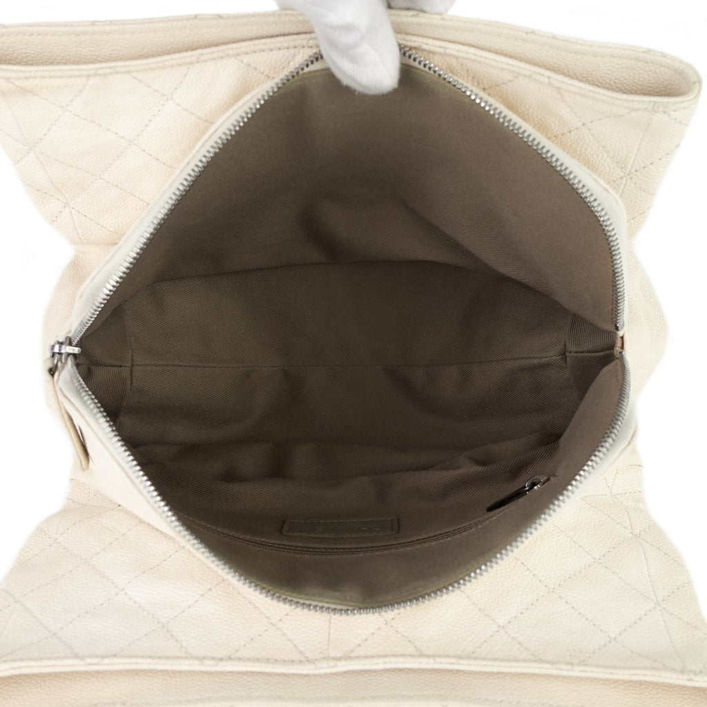 Chanel Chic Small MatelassÃ© Caviar Leather Tote Bag