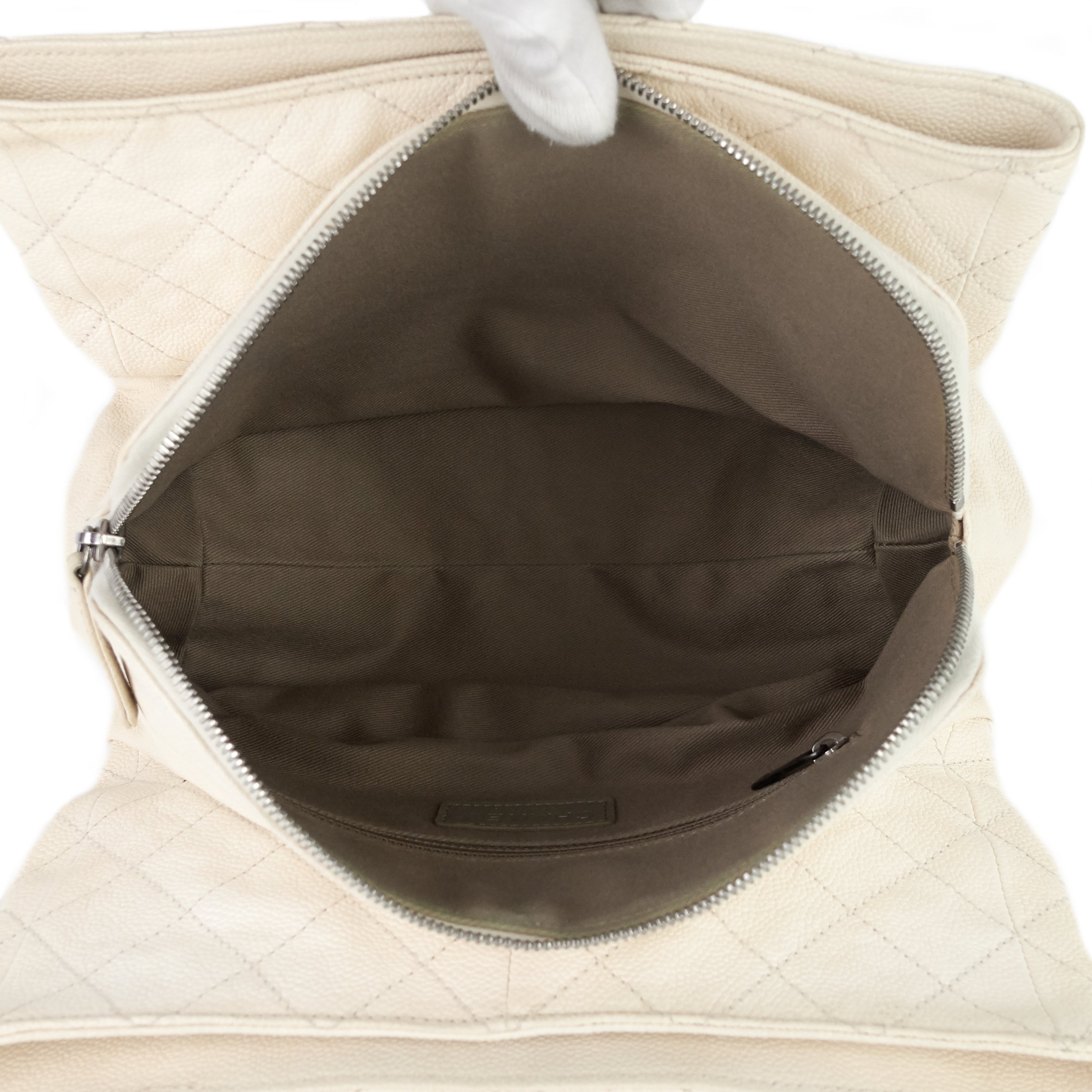 Chanel Chic Small MatelassÃ© Caviar Leather Tote Bag