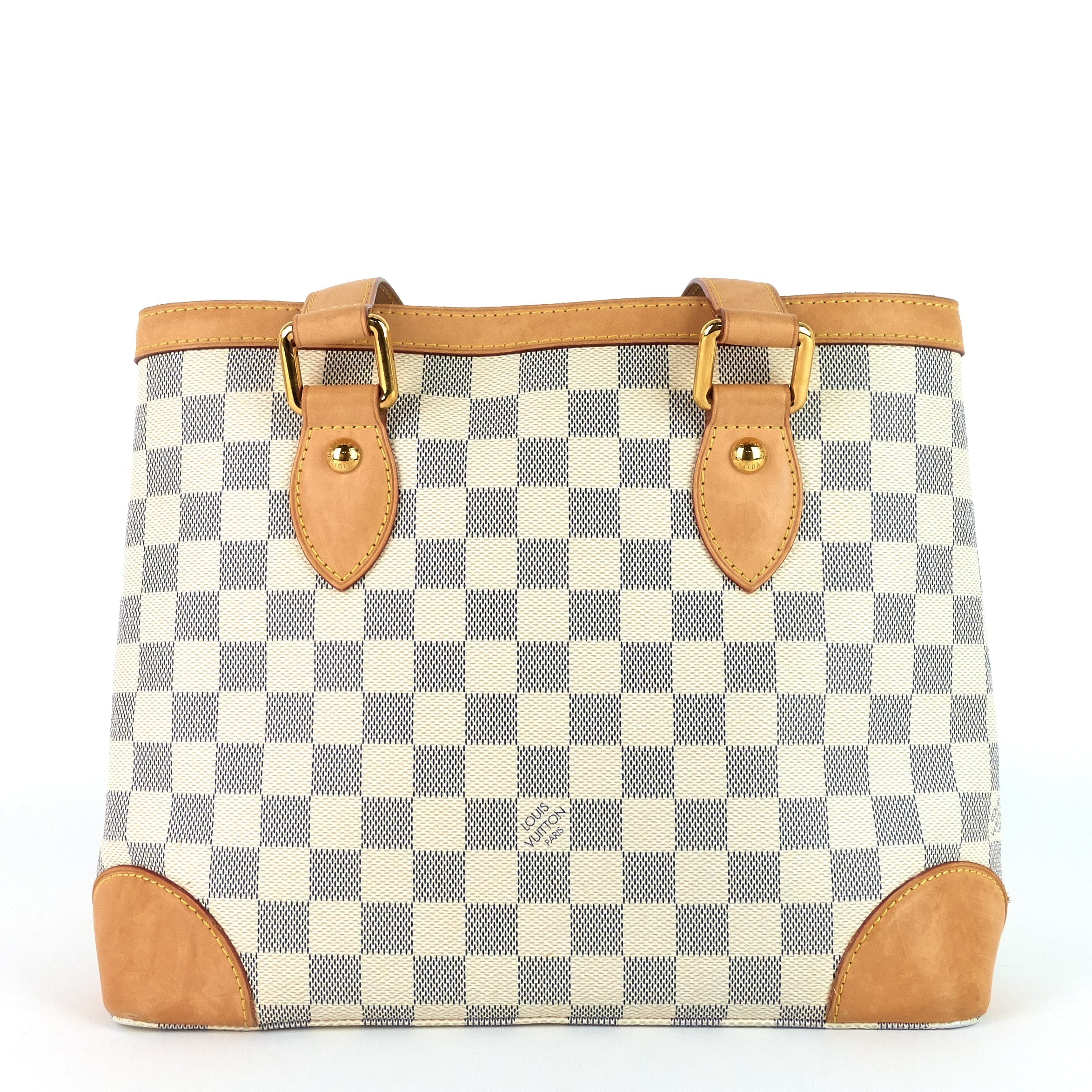 Louis Vuitto Hampstead Damier Azur Canvas Bag