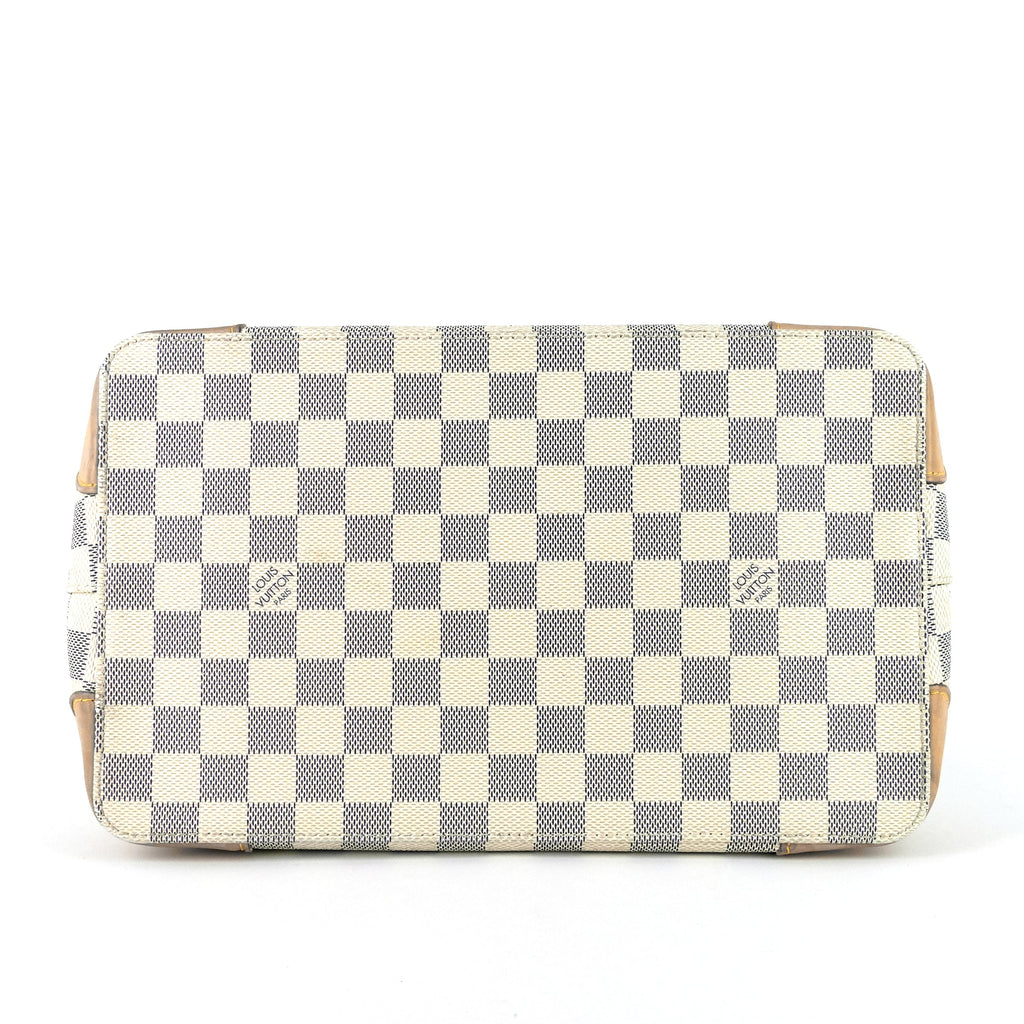 Louis Vuitto Hampstead Damier Azur Canvas Bag