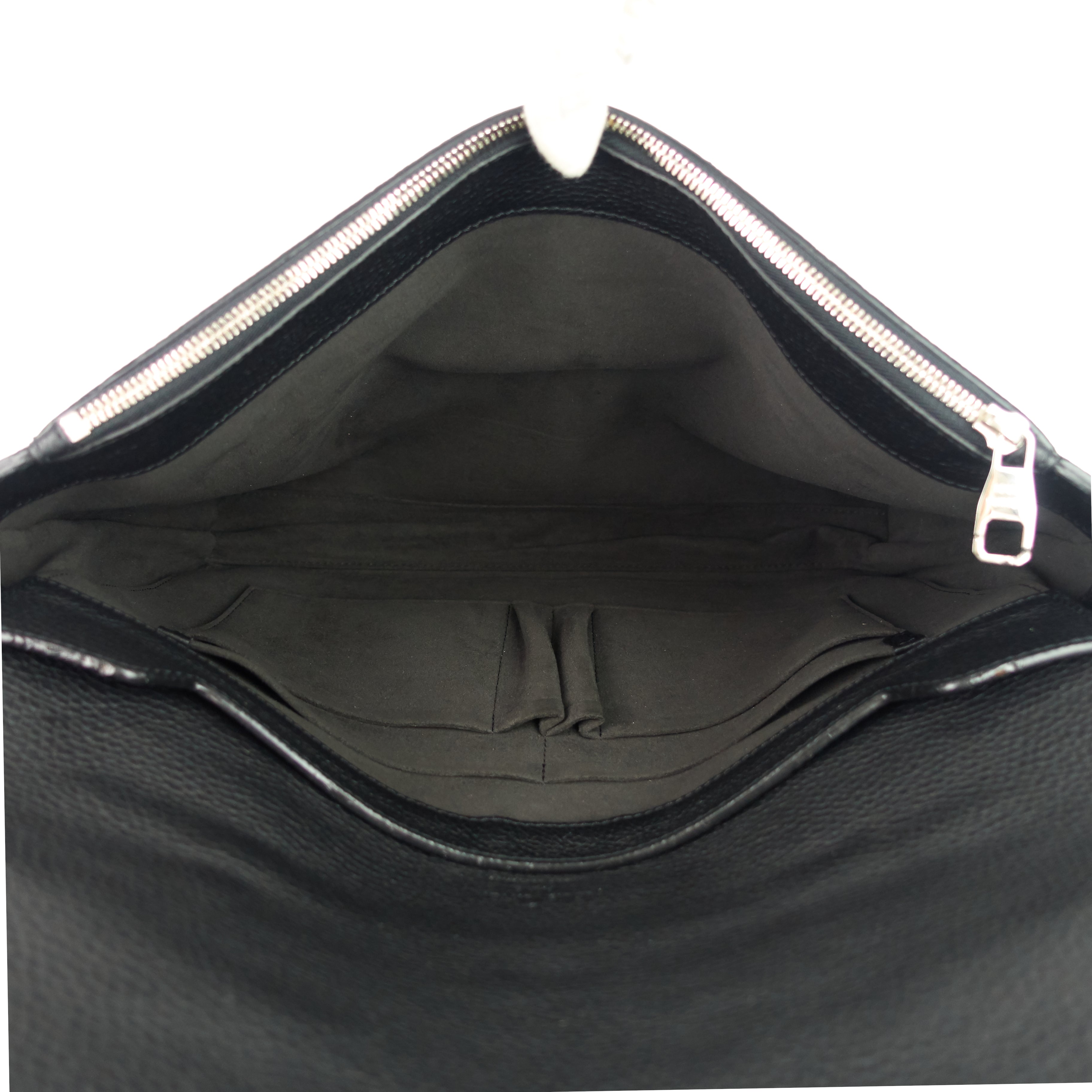 Louis Vuitto Serviette Dorian Taurillon Leather Briefcase Bag