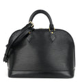 Louis Vuitto Alma Black Epi Leather Bag
