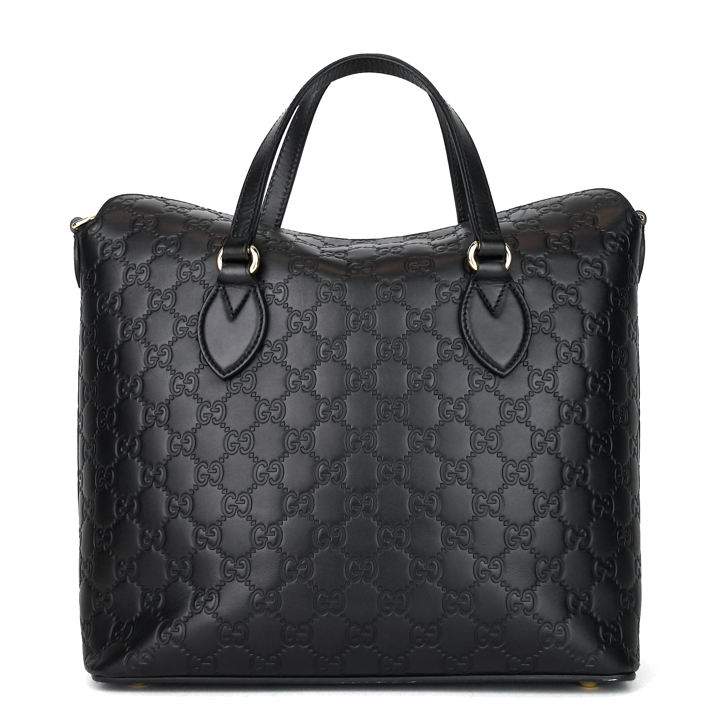 Gucci Signature Top Handle Guccissima Bag