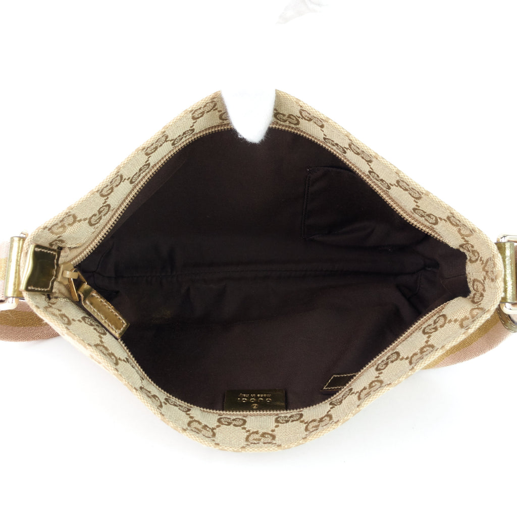 Gucci GG Canvas Web Crossbody Bag