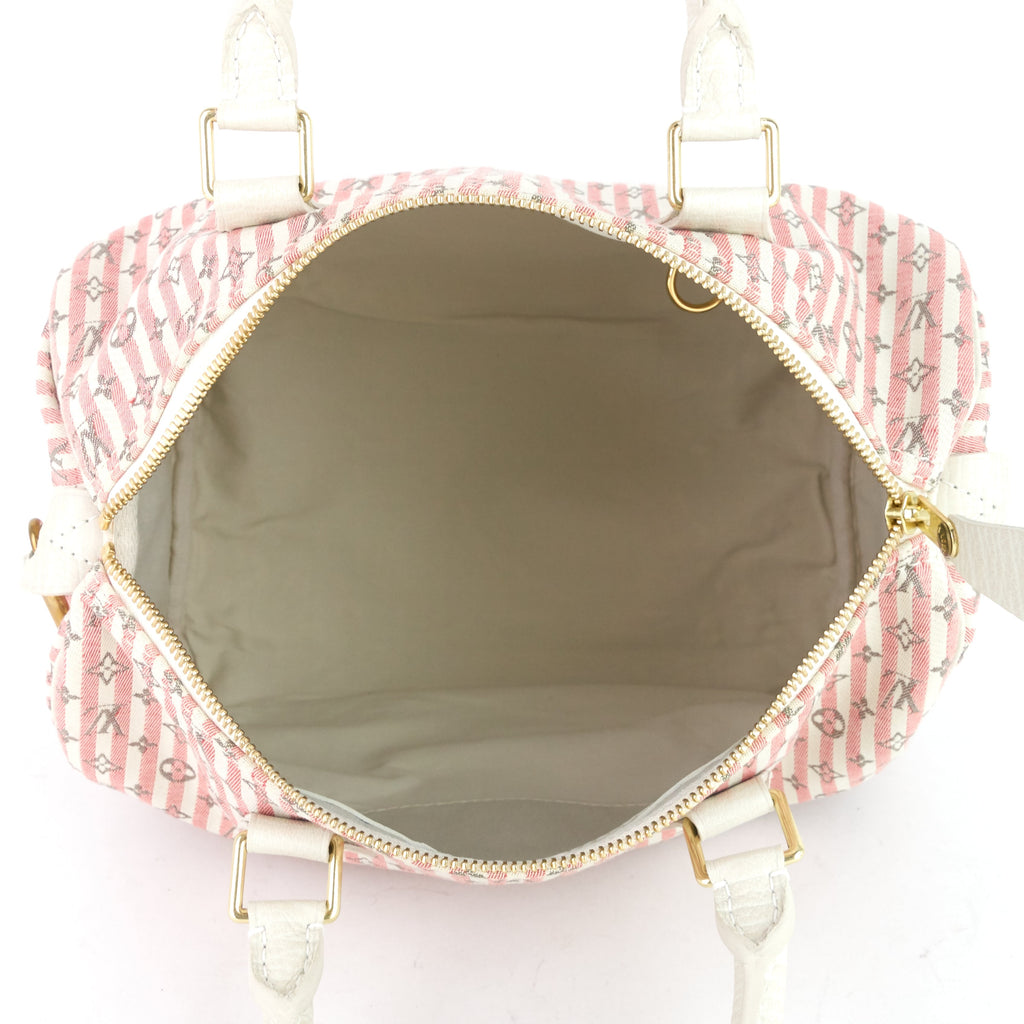 Louis Vuitto Speedy 30 Mini Lin Croisette Canvas Bag