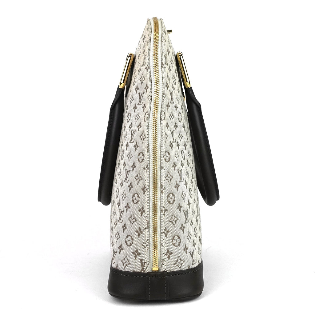 Louis Vuitto Alma Haut Mini Lin Canvas Handbag
