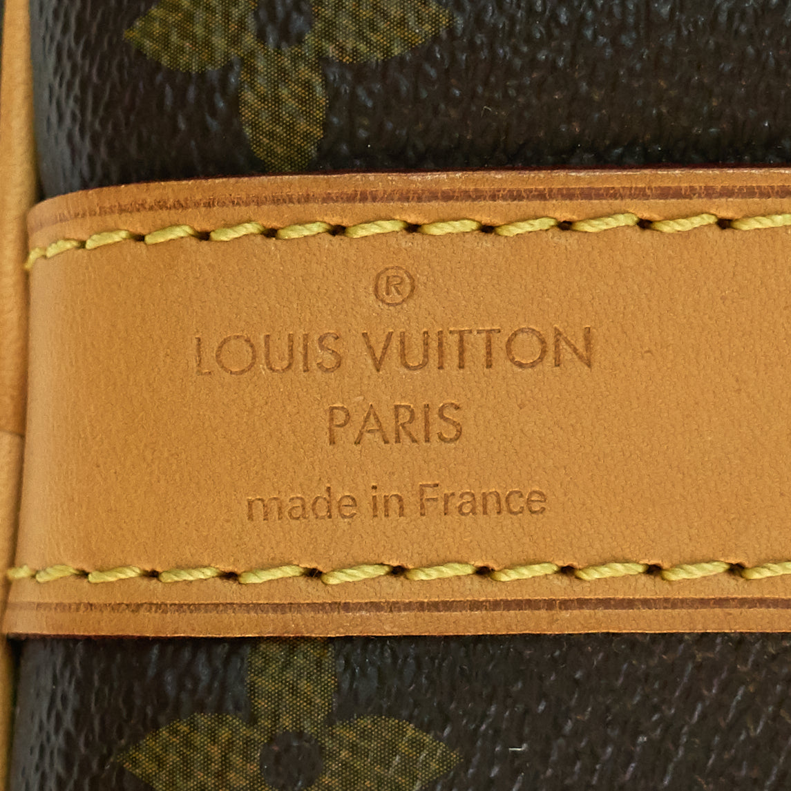 Louis Vuitto Keepall 60 Bandouliere Monogram Canvas Bag