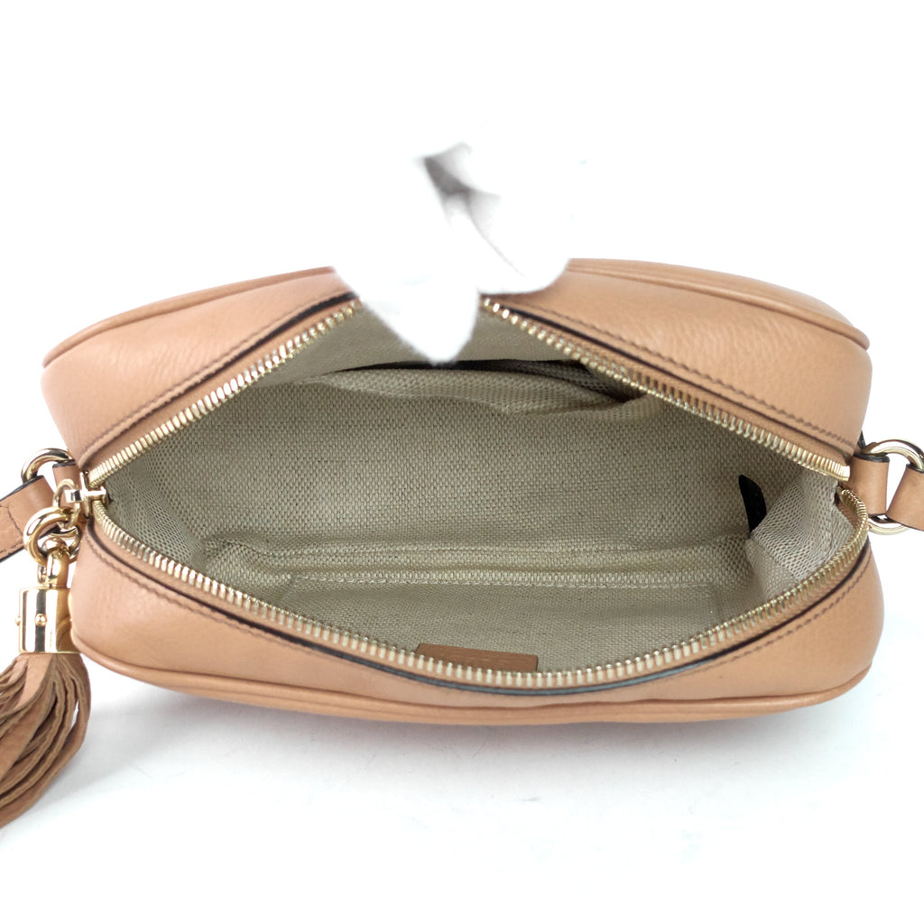 Gucci Soho Disco Crossbody Calf Leather Bag