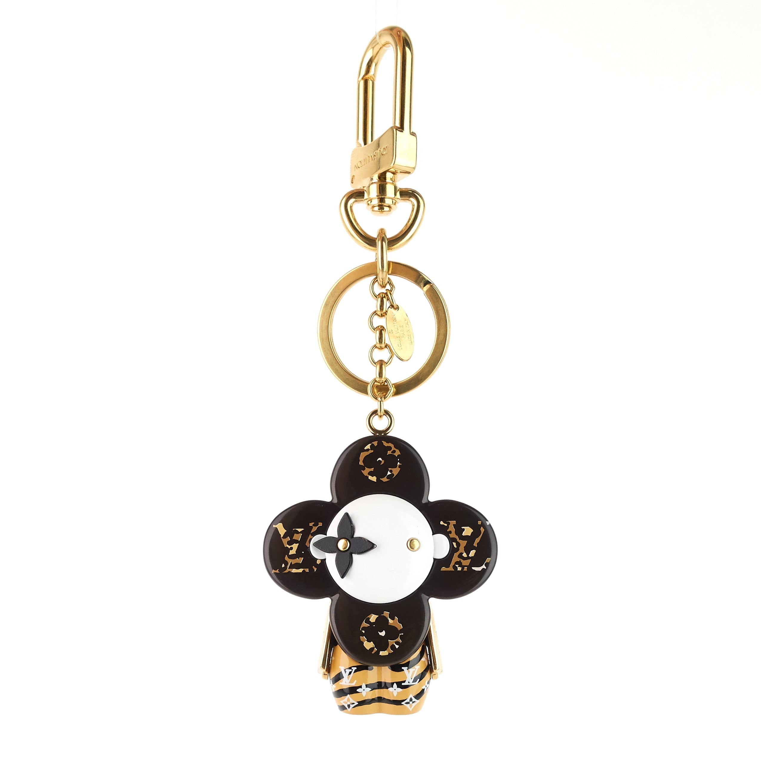 Louis Vuitto Vivienne Monogram Jungle/Animal Print Key Ring