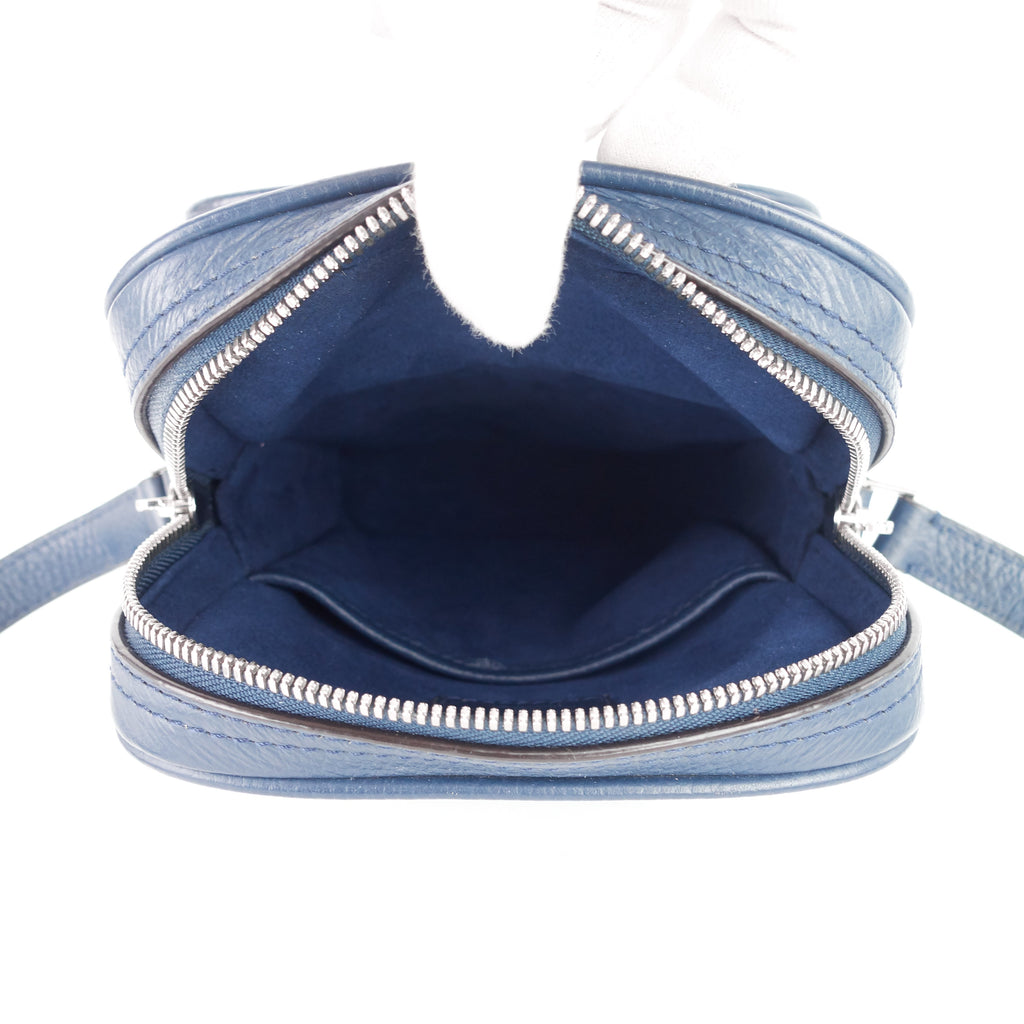 Louis Vuitto Amazone Blue Taurillon Leather Crossbody Bag