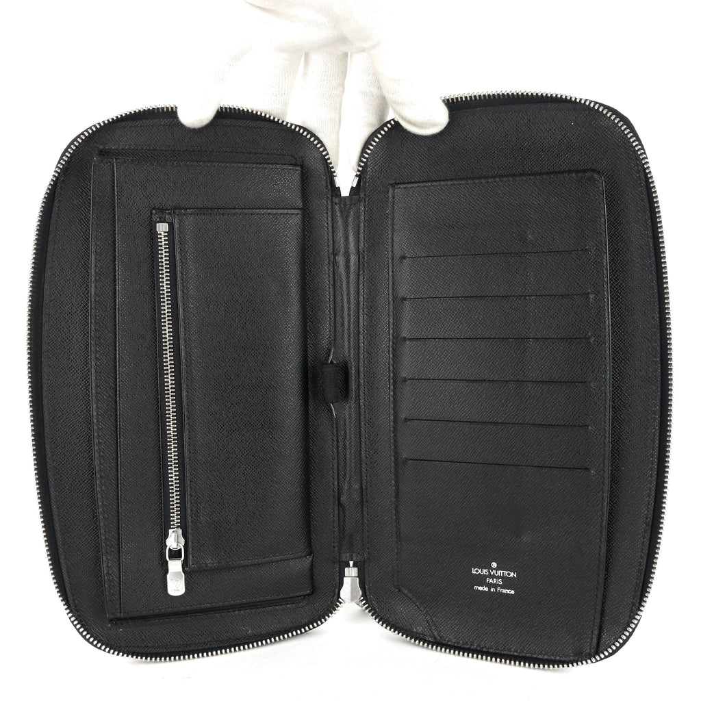 Louis Vuitto Atoll Taiga Leather Travel Organizer Bag