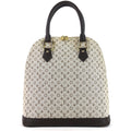Louis Vuitto Alma Haut Mini Lin Canvas Handbag