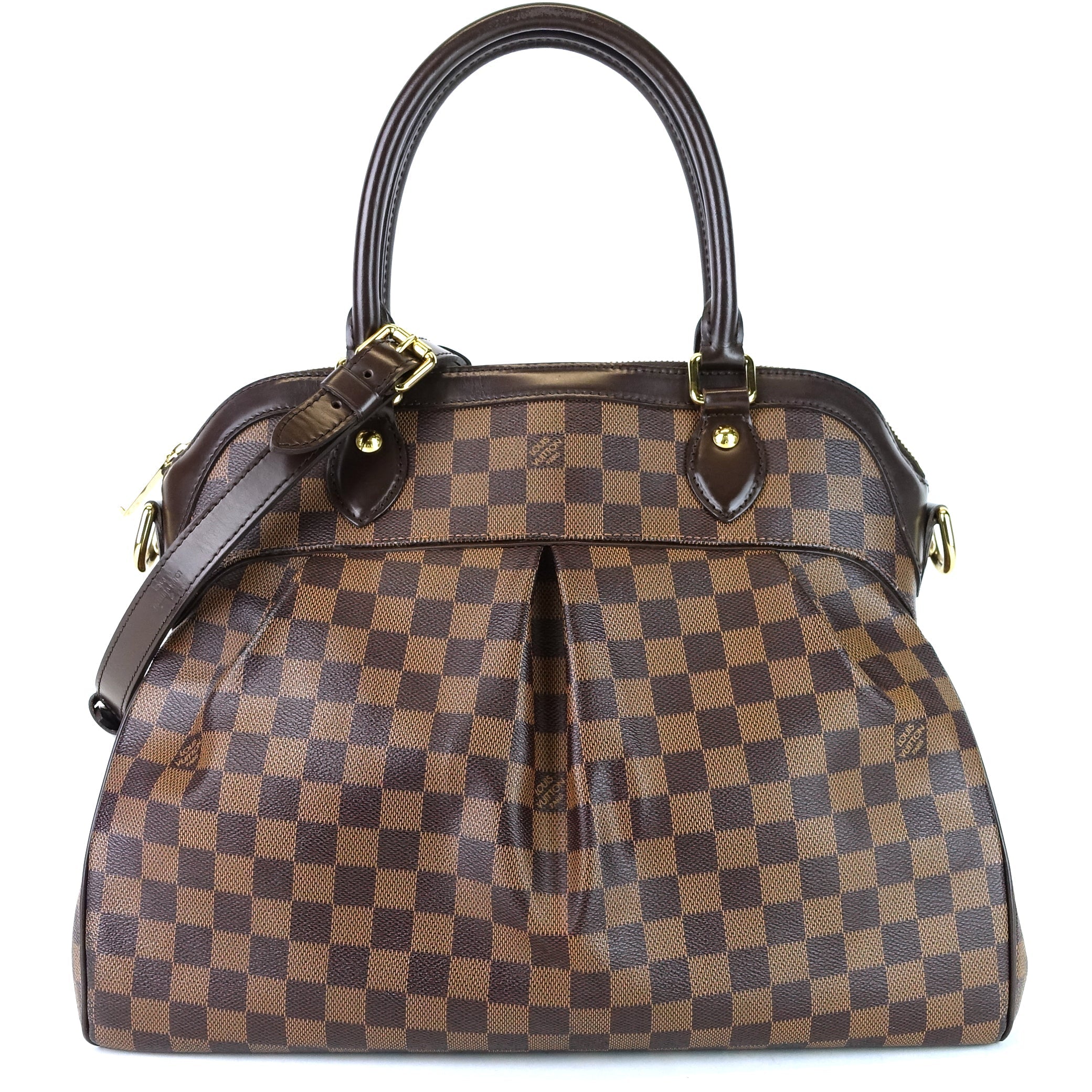 Louis Vuitto Trevi GM Damier Ebene Canvas Bag
