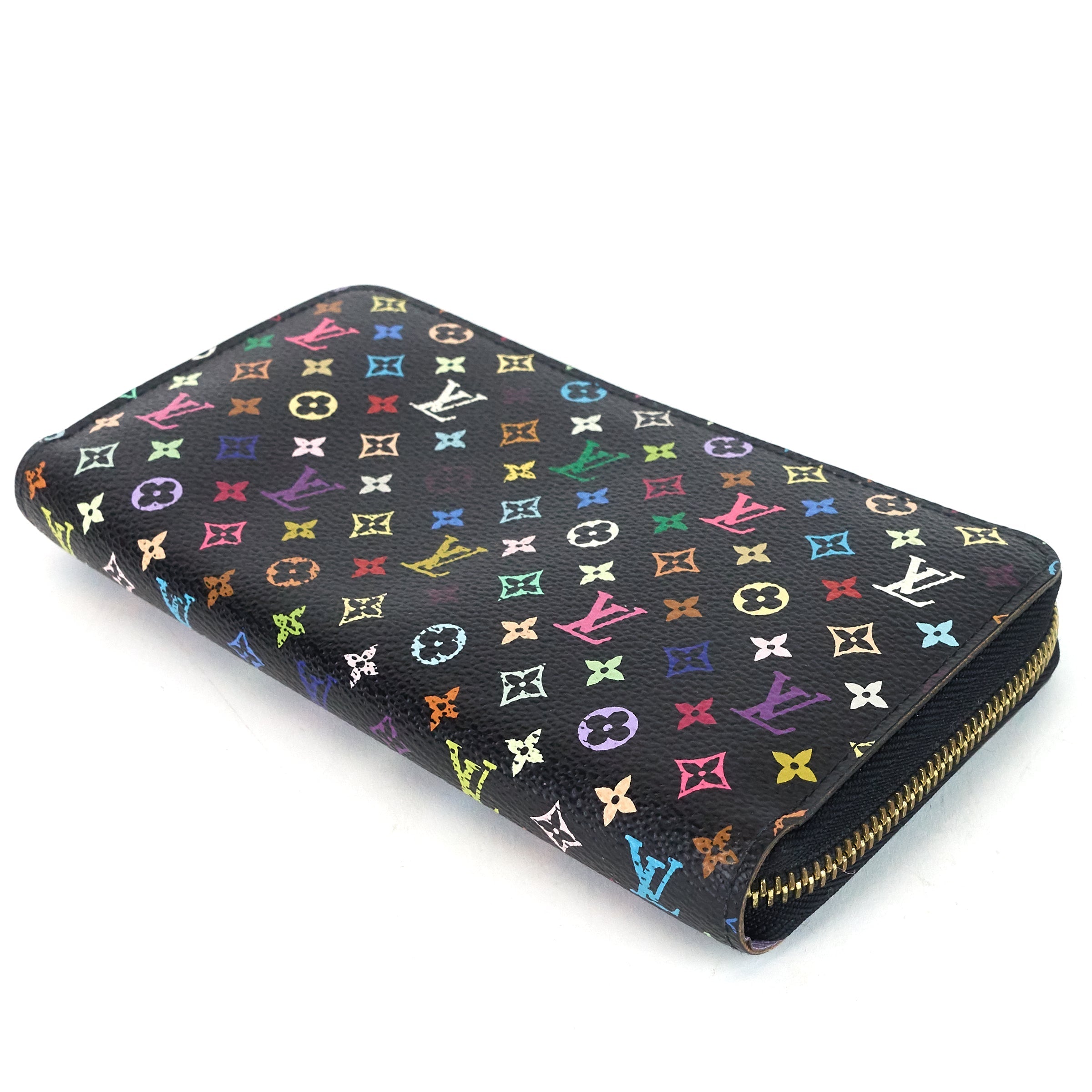 Louis Vuitto Monogram Multicolore Canvas Zippy Wallet