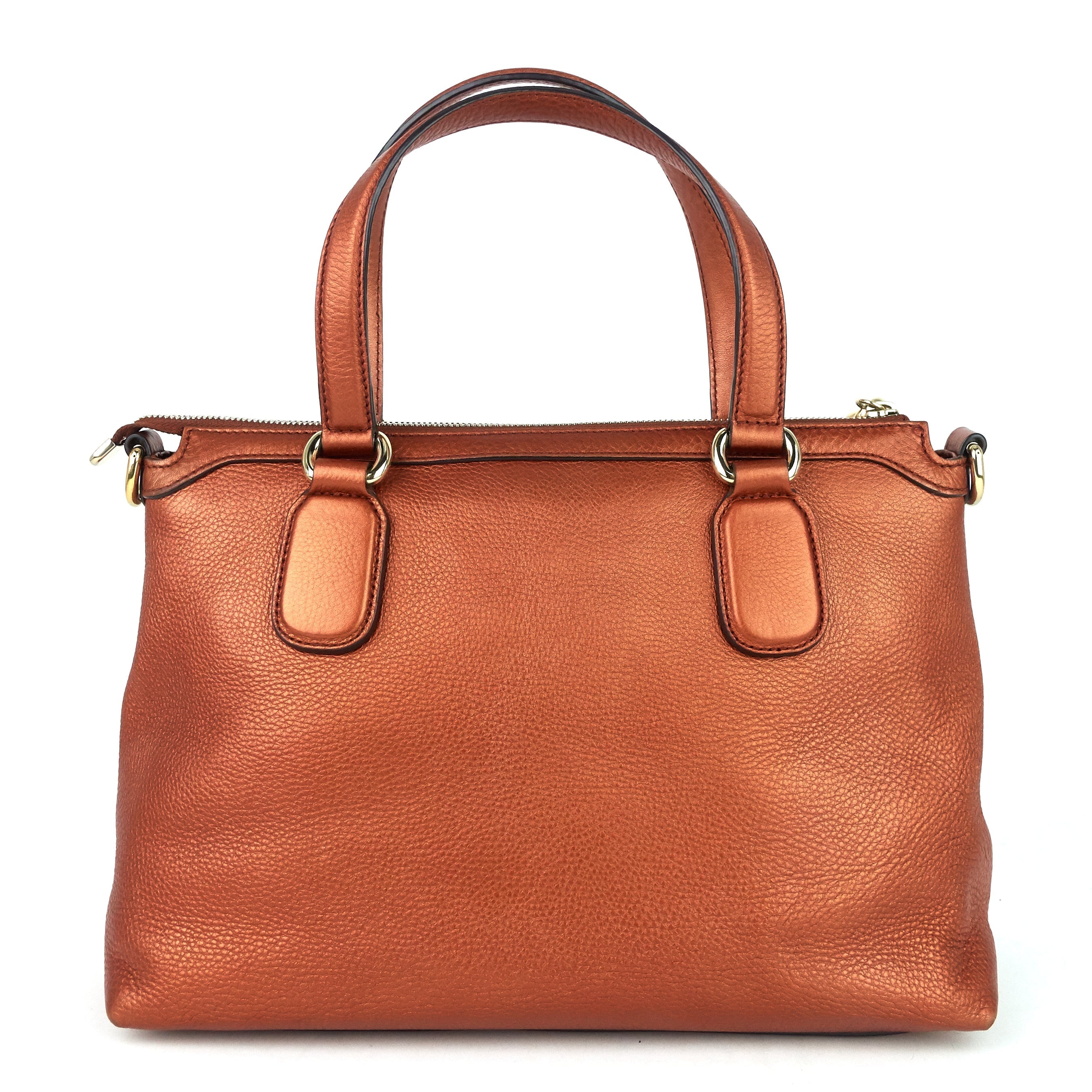 Gucci Soho Convertible Top Handle Small Leather Bag