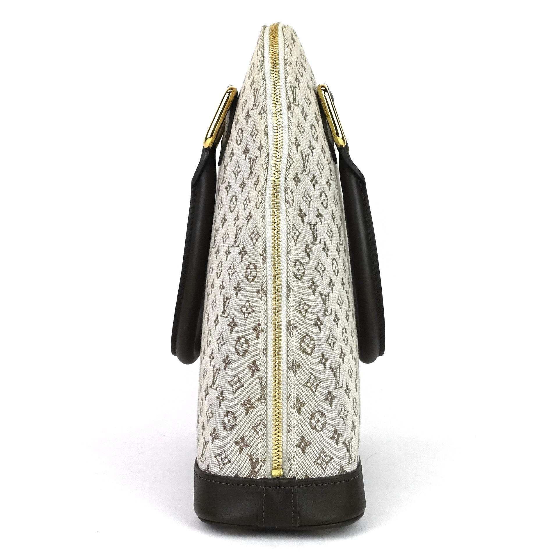Louis Vuitto Alma Haut Mini Lin Canvas Handbag