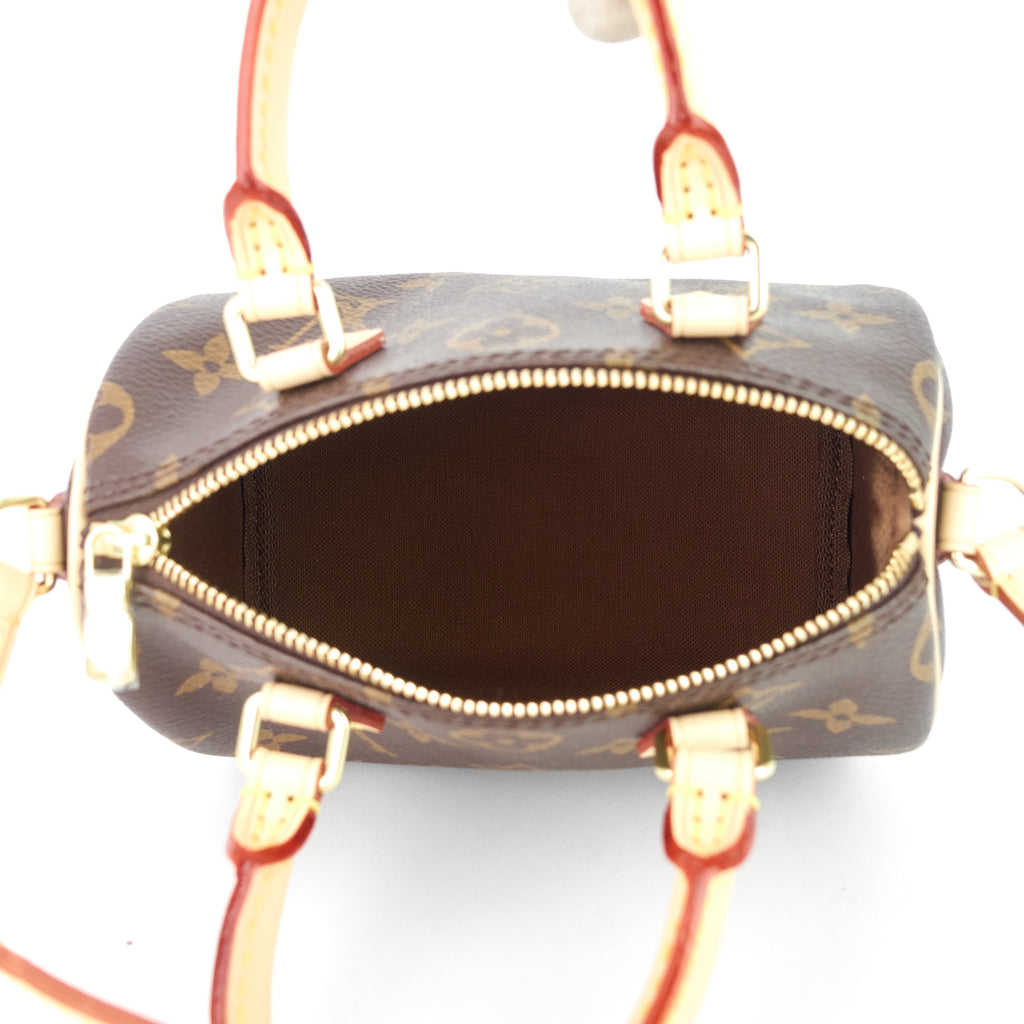 Louis Vuitto Speedy Nano Monogram Canvas Bag